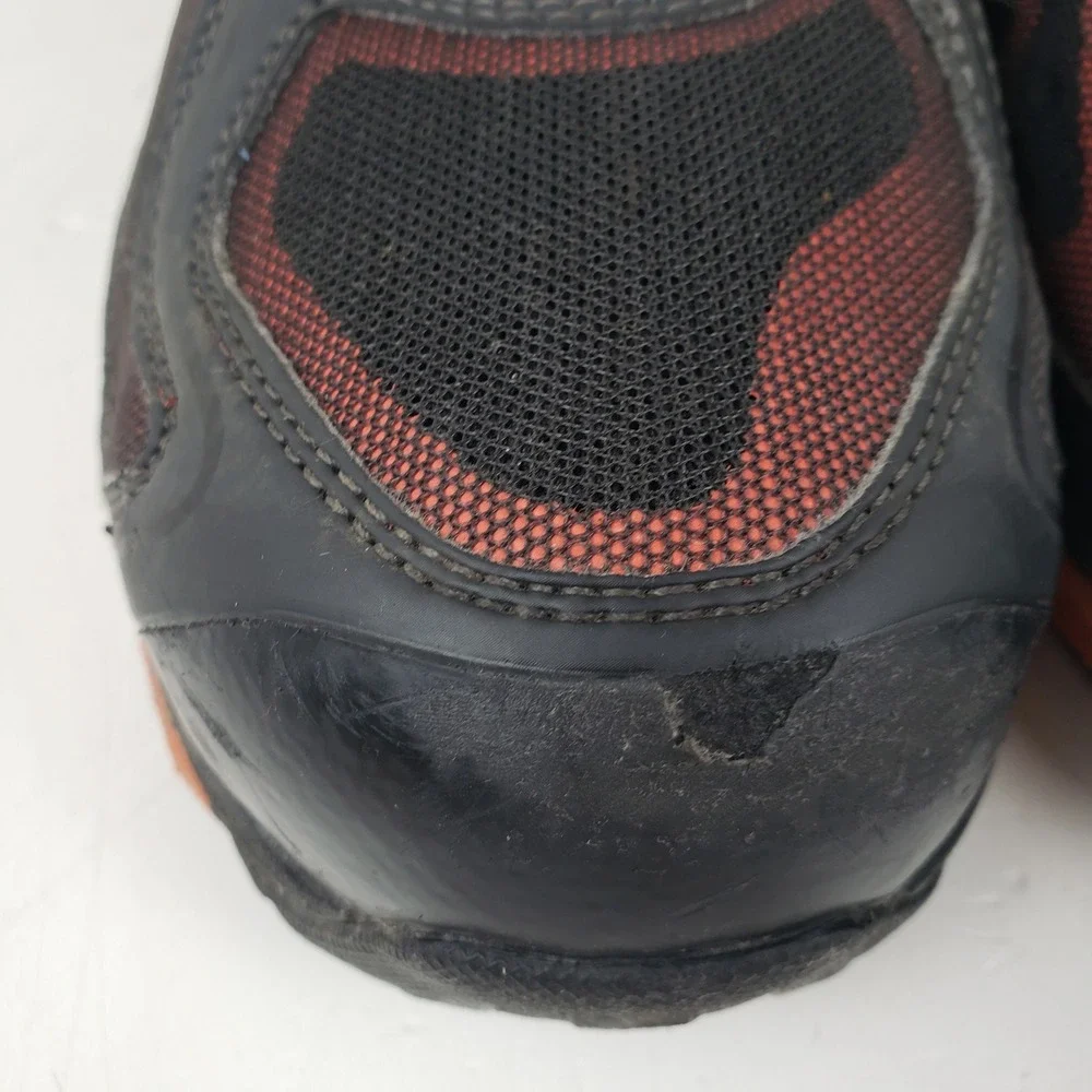 Red Wing Athletics 6338 Mens 12 D Black Red Safety Toe Work Shoes
